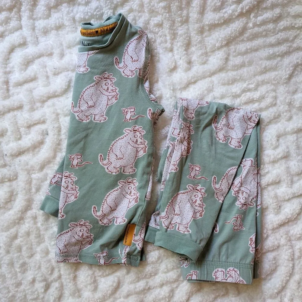 Kids The Gruffalo Long‑Sleeve Pajama Set -Officially Licensed- size 3-4 pajamas